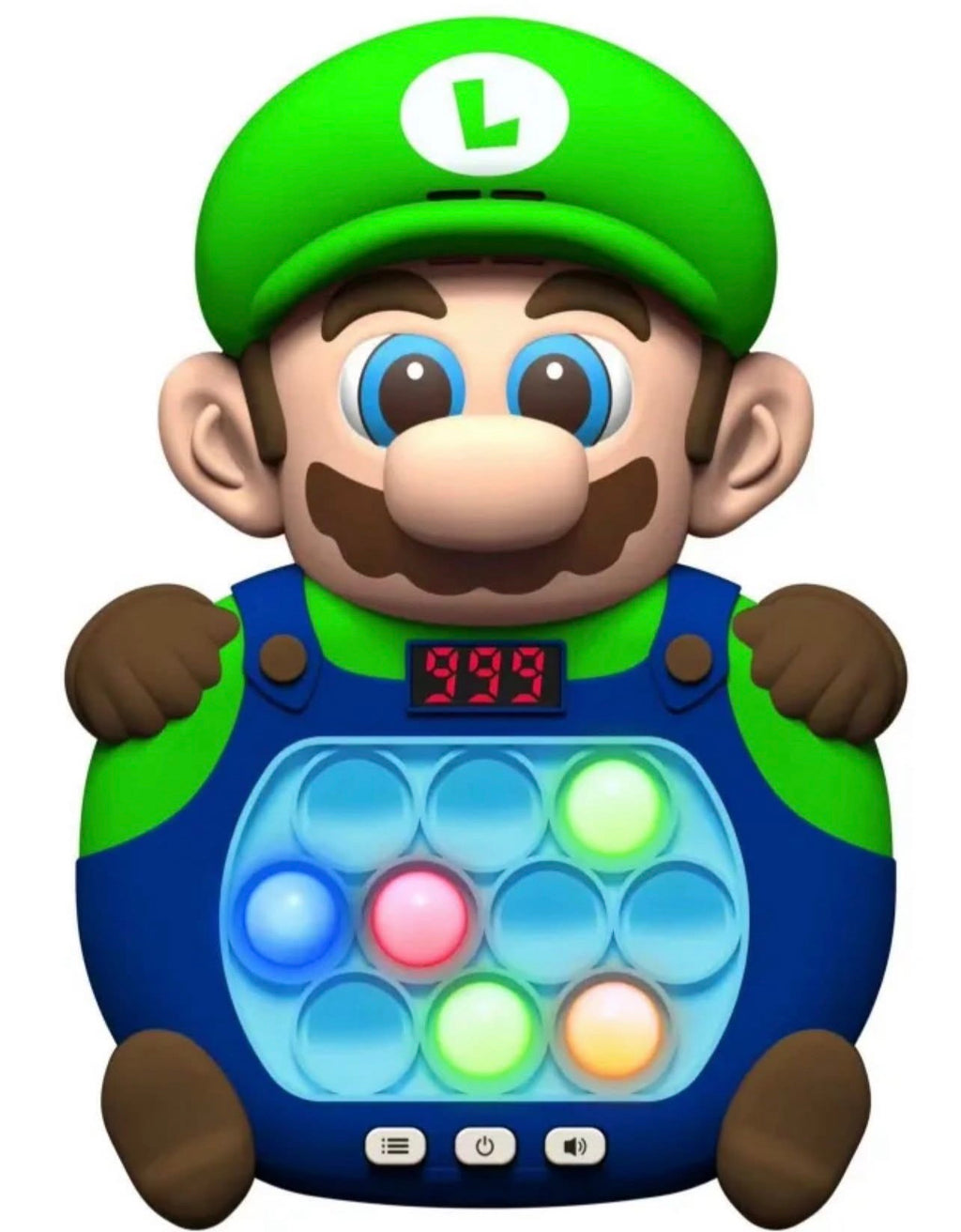 Jeu Lumineux de Réflexes & Concentration – Luigi - Défi Rapidité Anti-Stress pour Enfants et Adultes