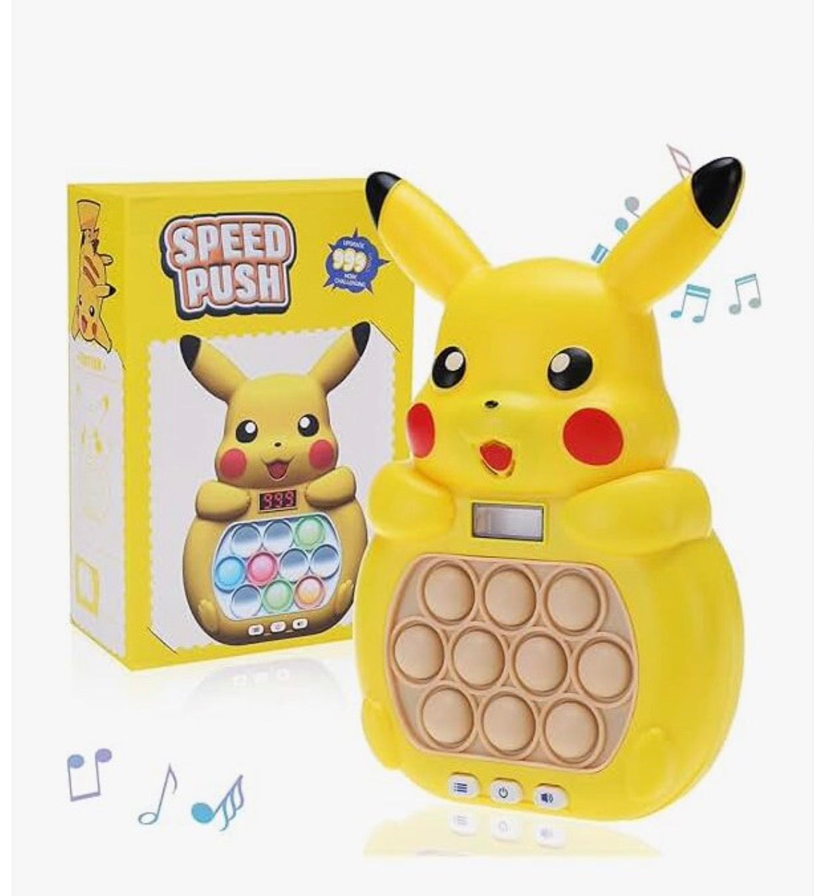 Jeu Lumineux de Réflexes & Concentration – Pikachu - Défi Rapidité Anti-Stress pour Enfants et Adultes