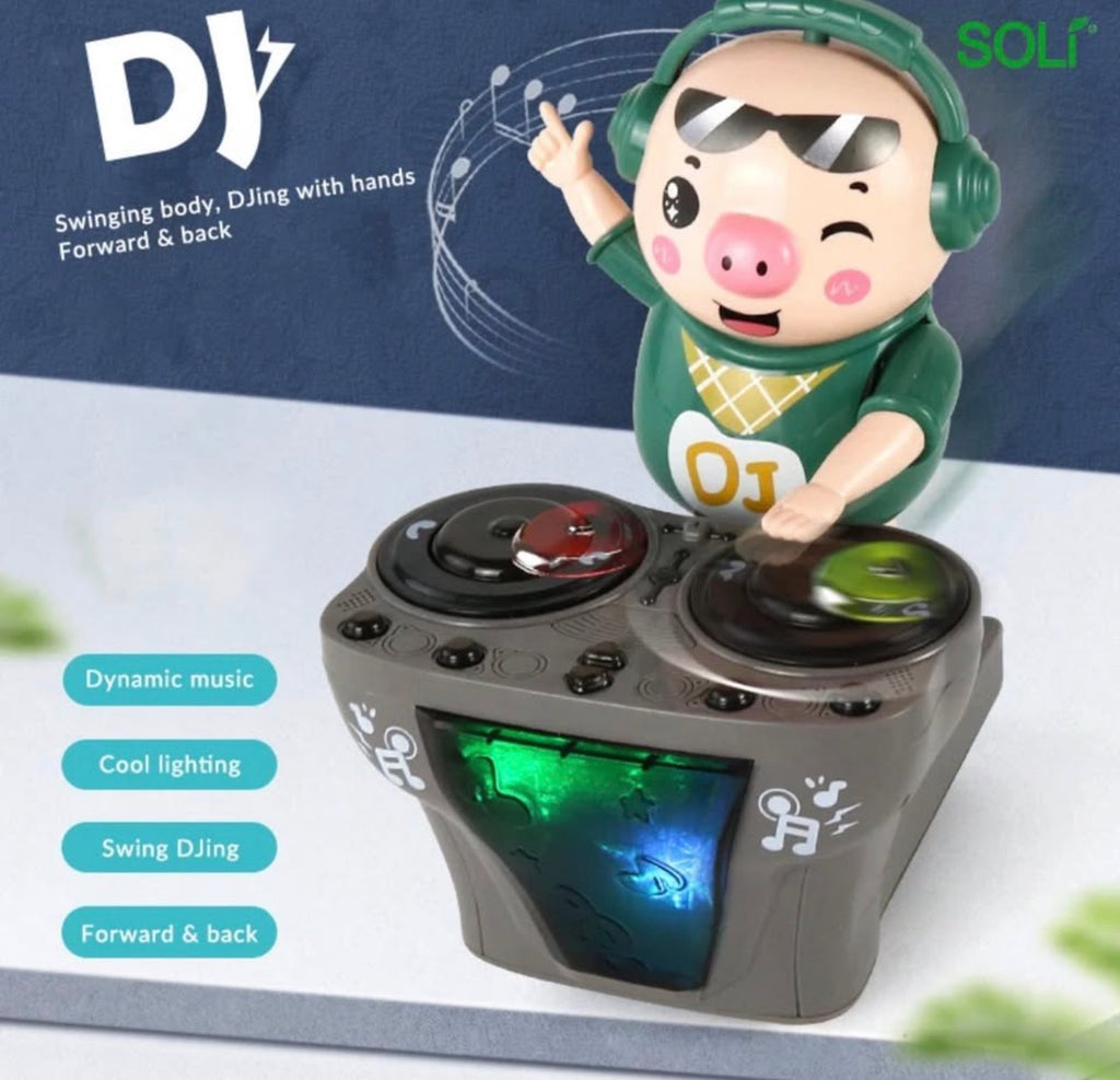 Cerdito DJ Musical Interactivo con Luces