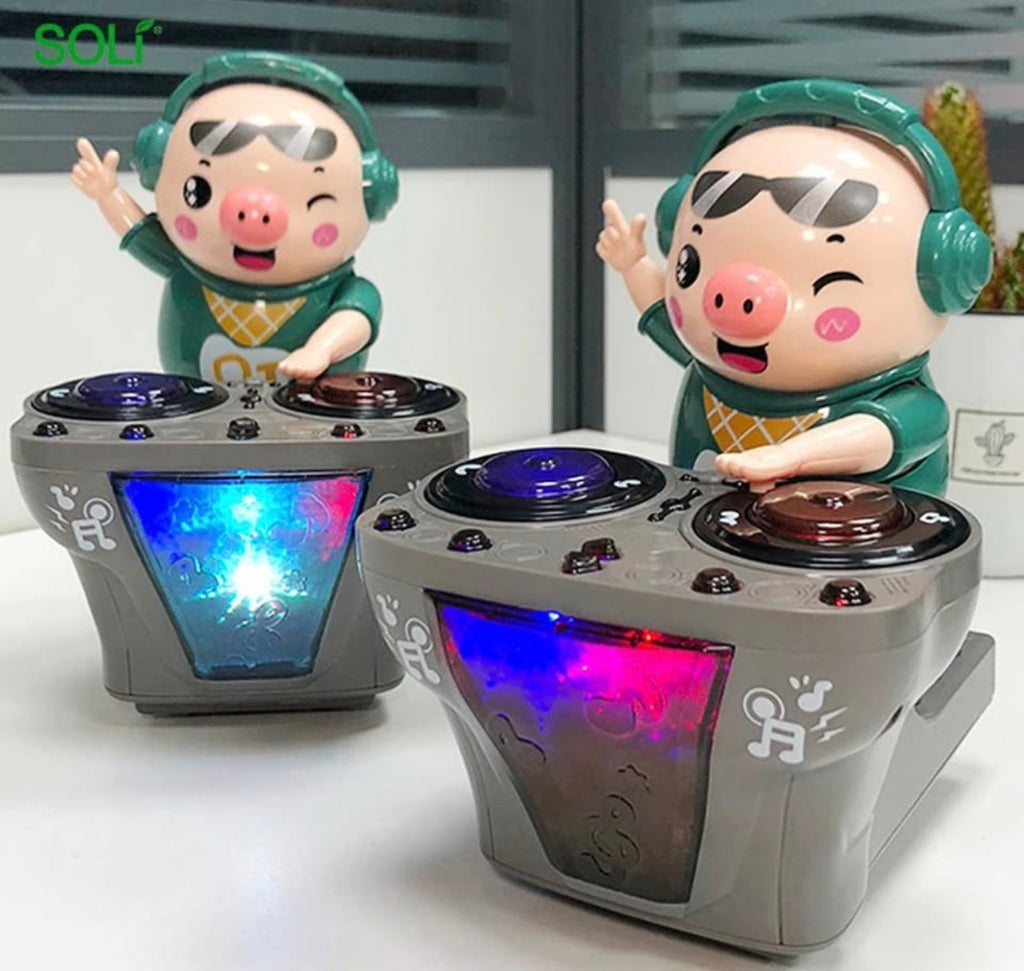 Cerdito DJ Musical Interactivo con Luces