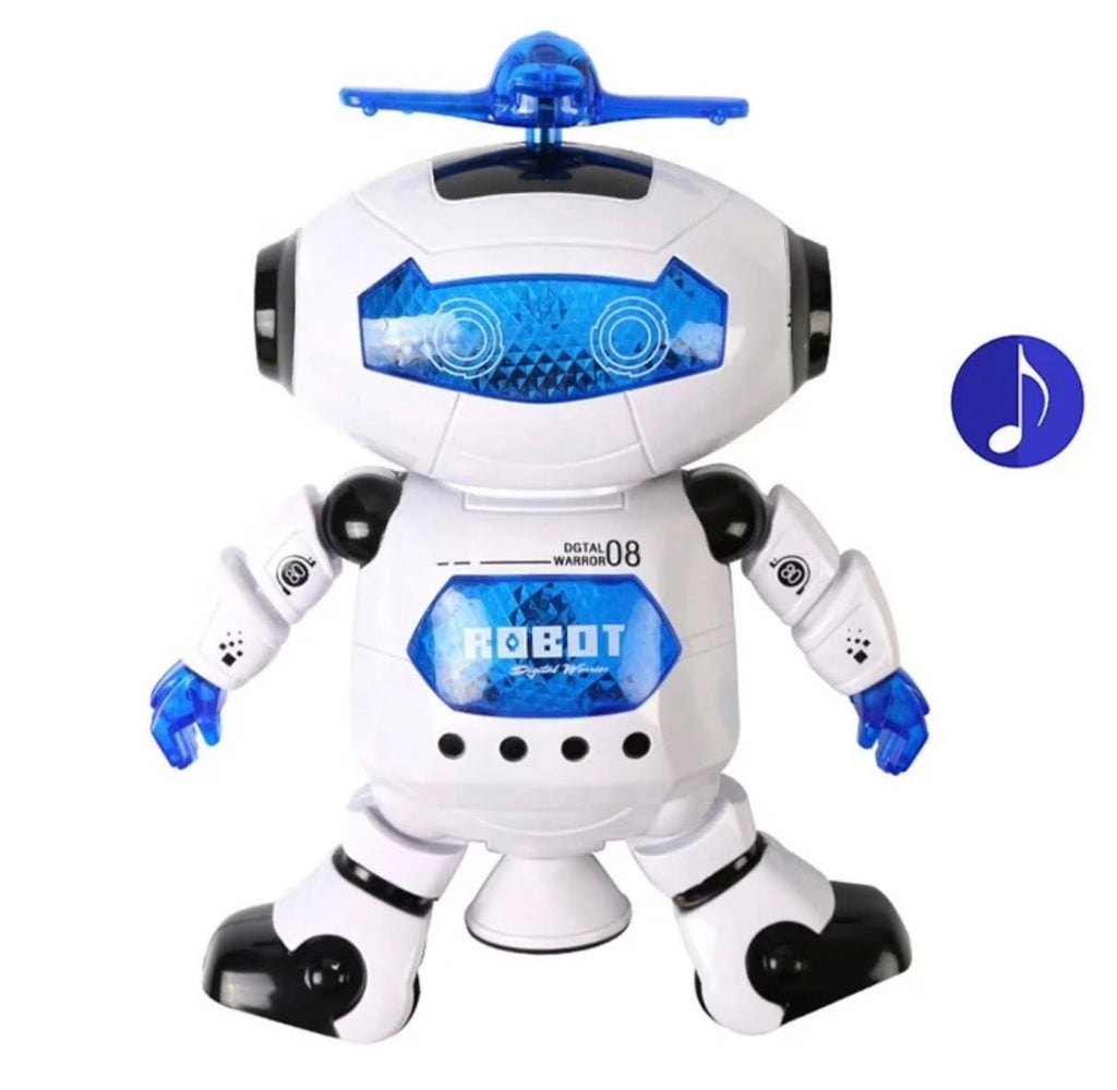 Light-Up Dancing Robot with LED Propeller