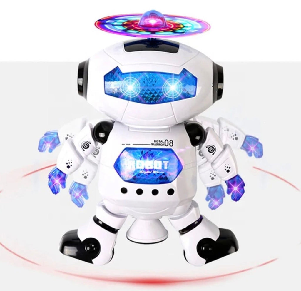 Light-Up Dancing Robot with LED Propeller