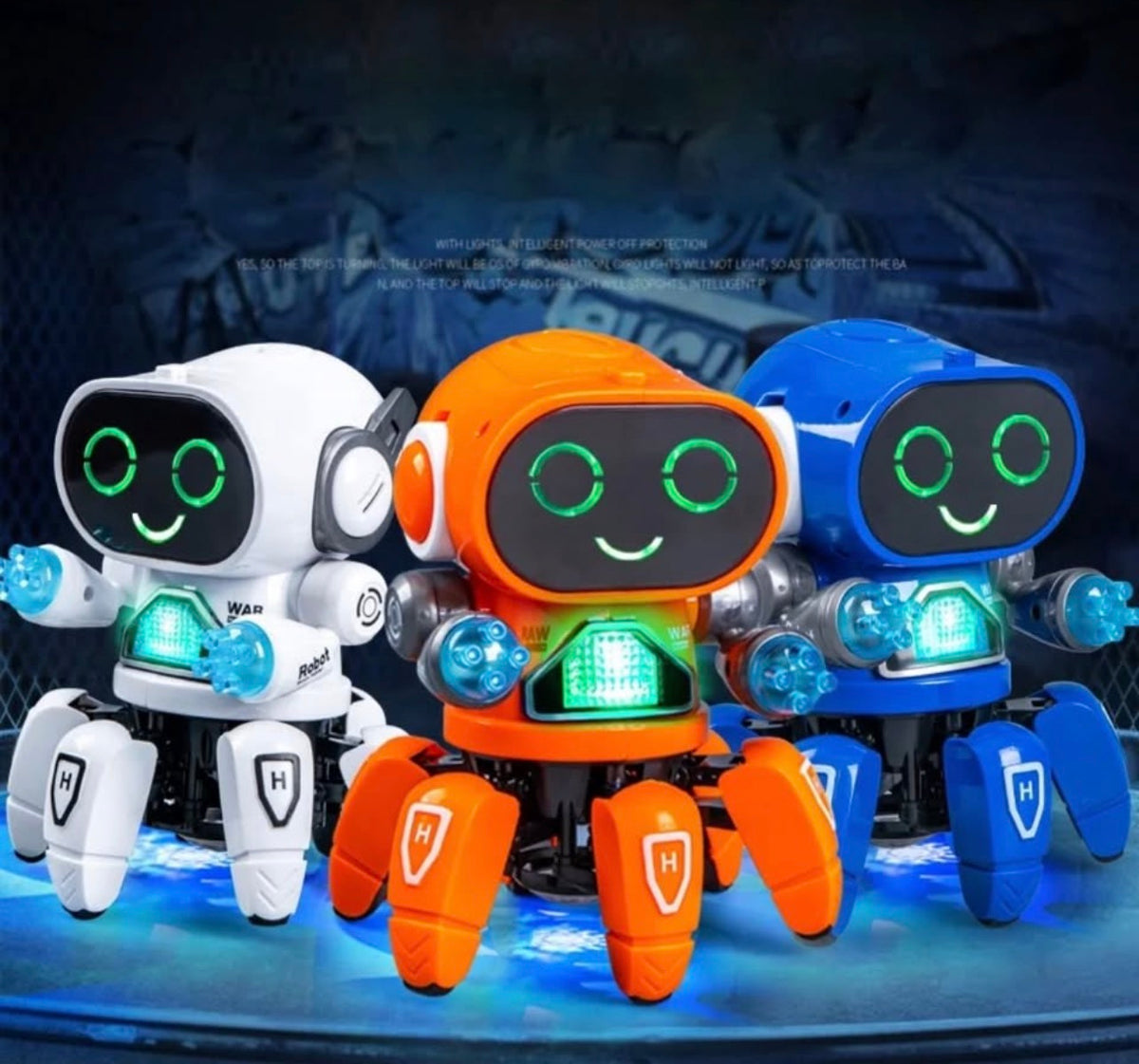 Robot  Danseur Interactif pour Enfant- Jouet Intelligent Lumineux & Musical