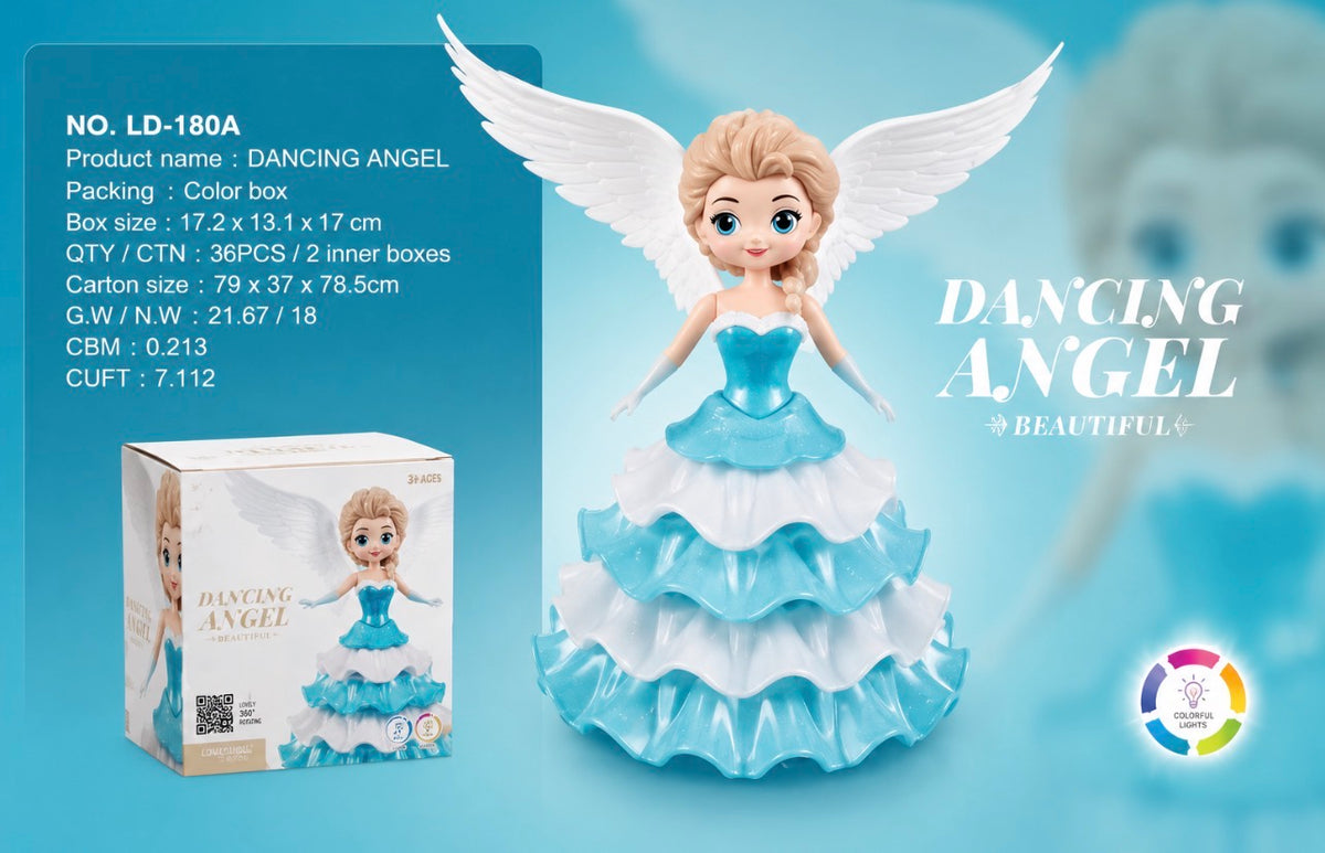 Poupée Princesse Danseuse Lumineuse Musicale - Jouet Magique pour Enfant