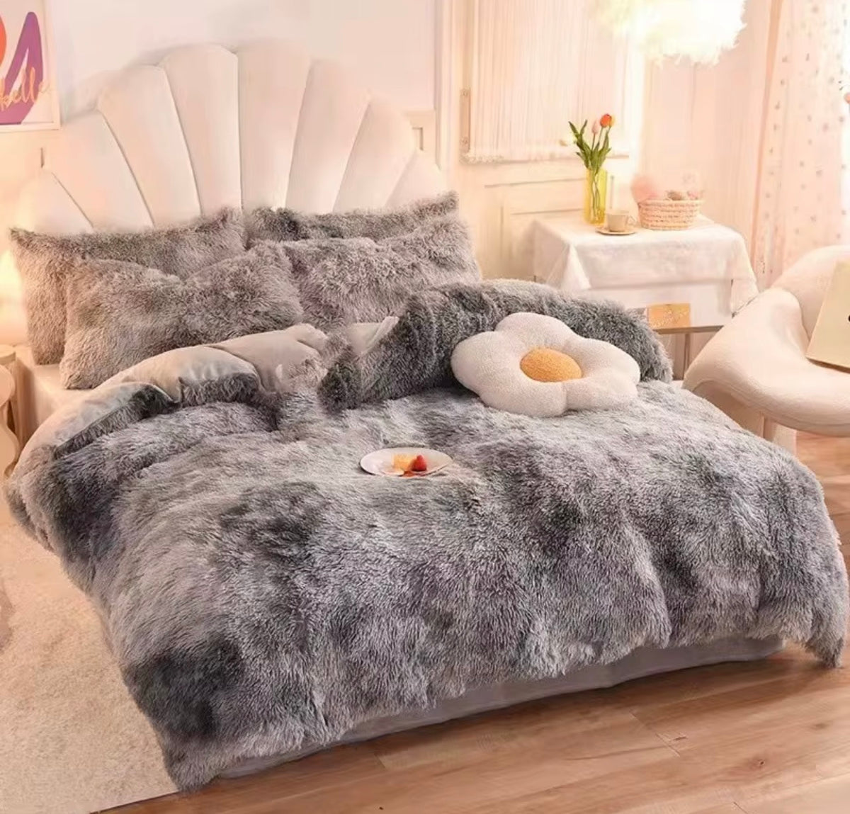 Ensemble de Literie Luxe 4 Pièces Pour Lit Queen