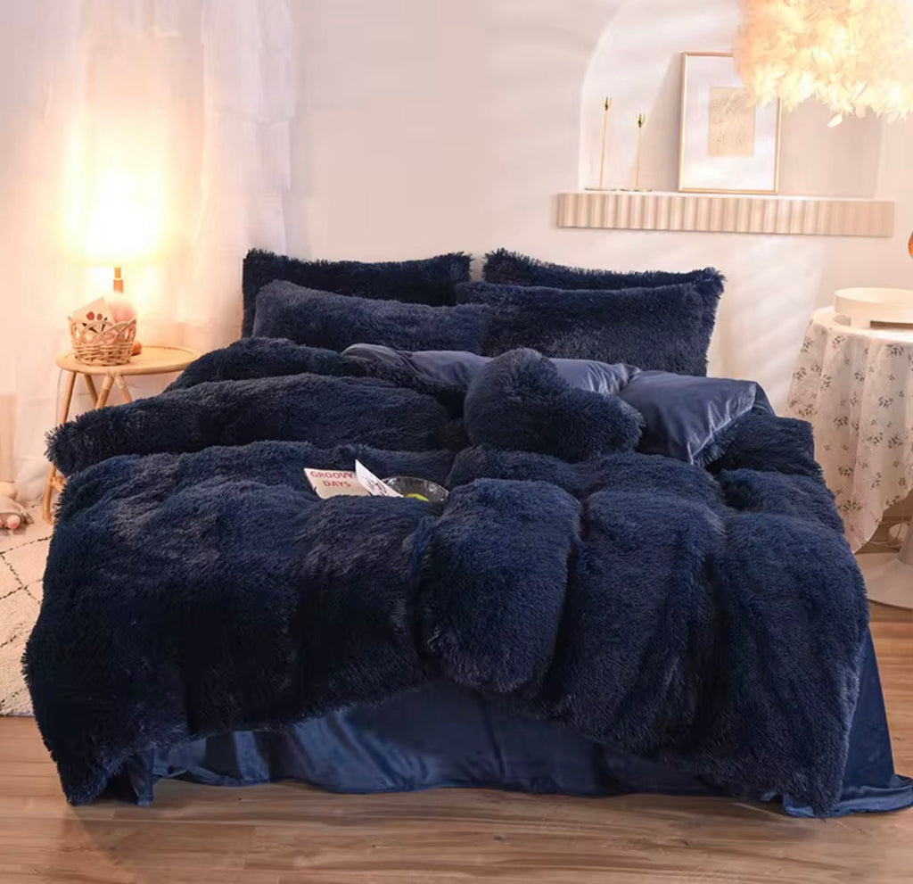 Ensemble de Literie Luxe 4 Pièces Pour Lit Queen