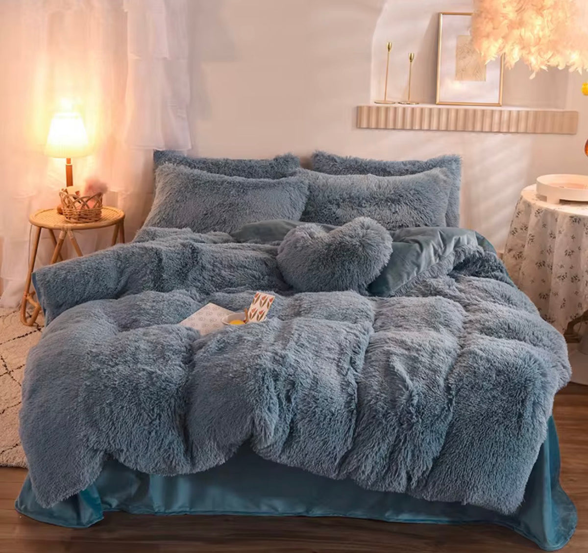 Ensemble de Literie Luxe 4 Pièces Pour Lit Queen