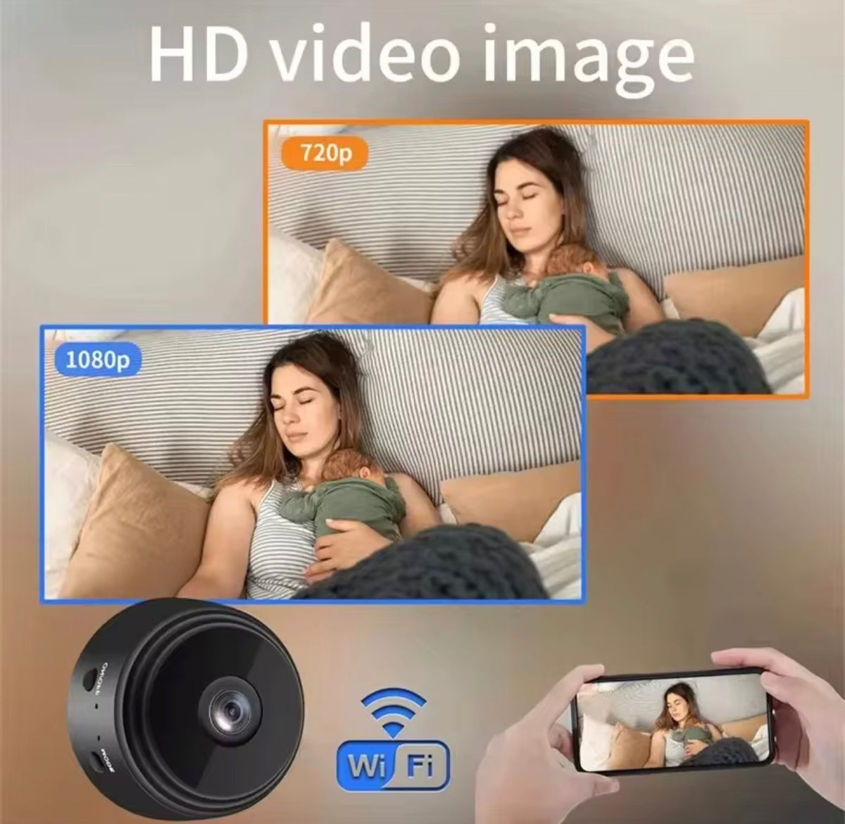 Caméra de Surveillance Discrète HD