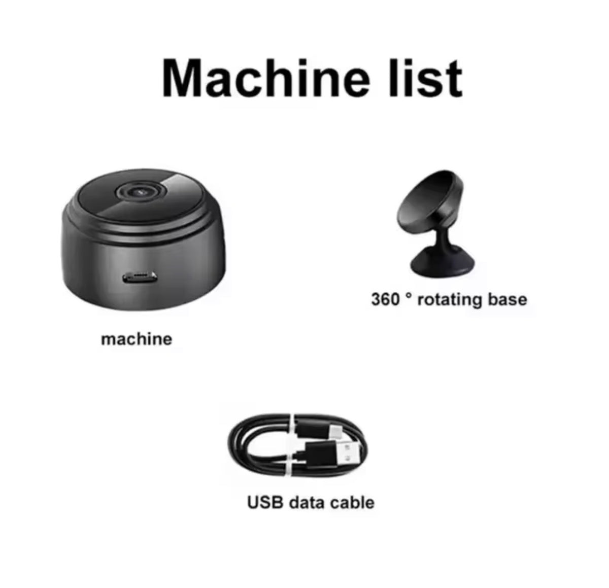 Caméra de Surveillance Discrète HD