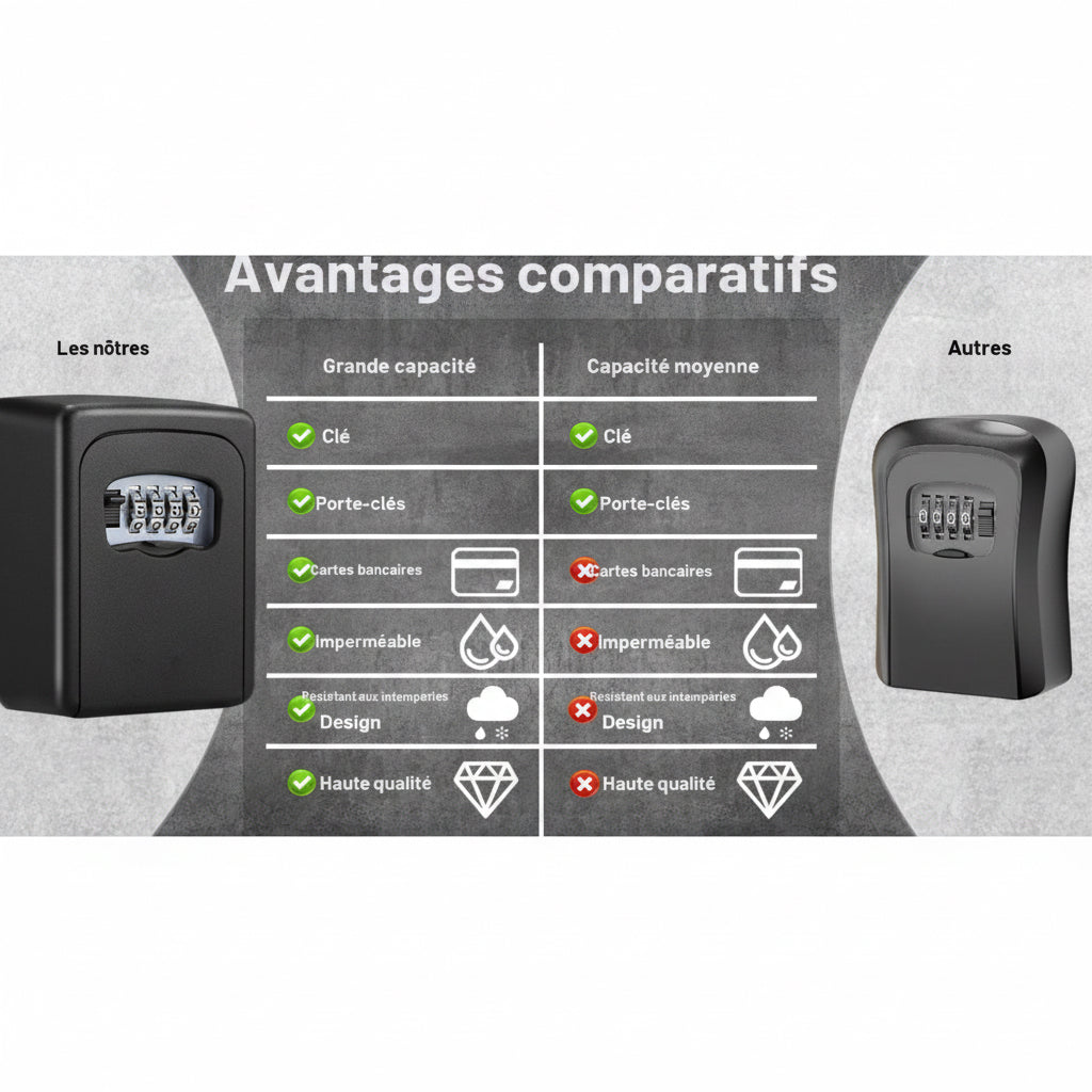Caja de llaves para interior/exterior