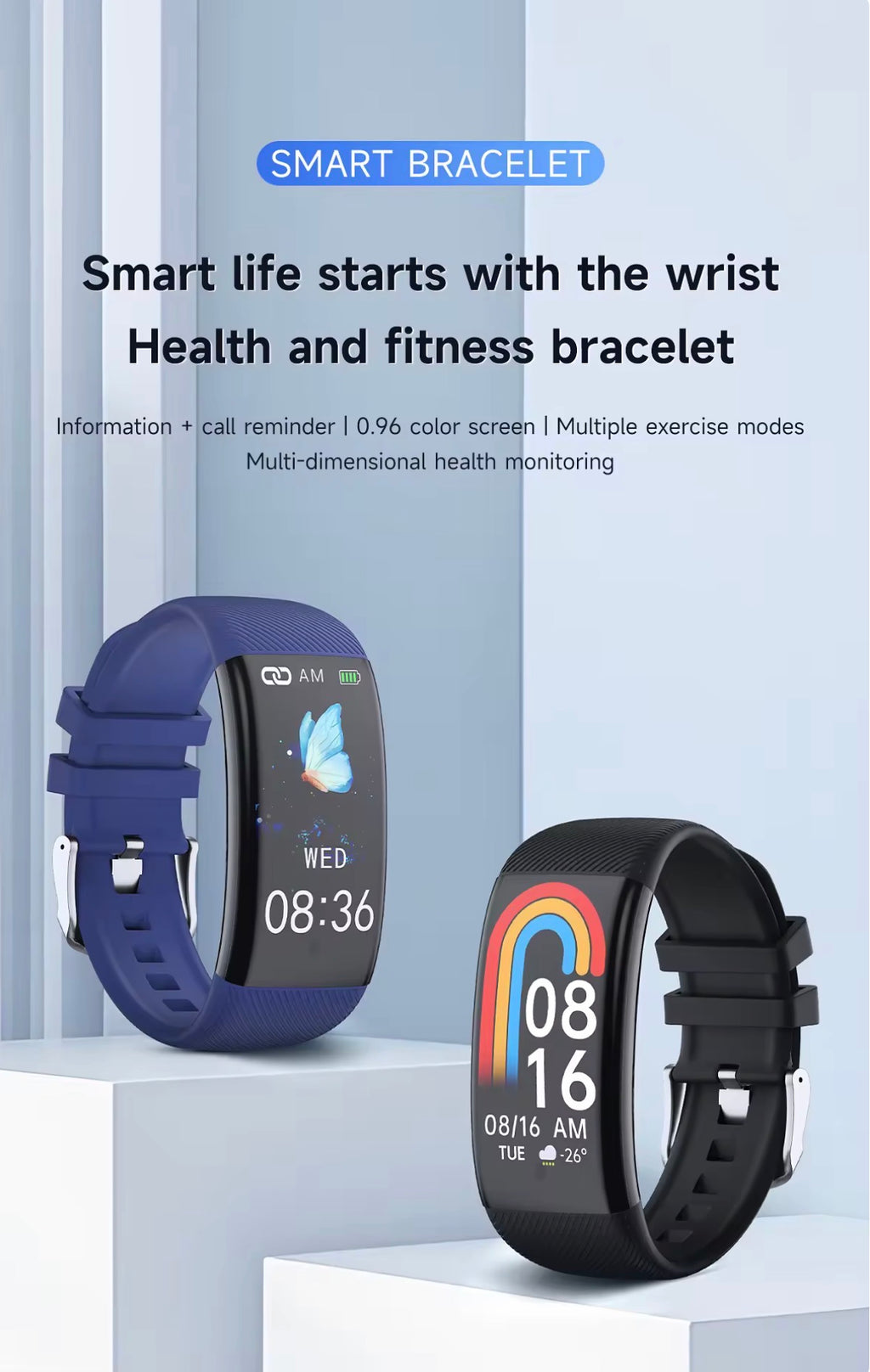 Smart Connected Watch – Elegance, Health, and Performance on Your Wrist