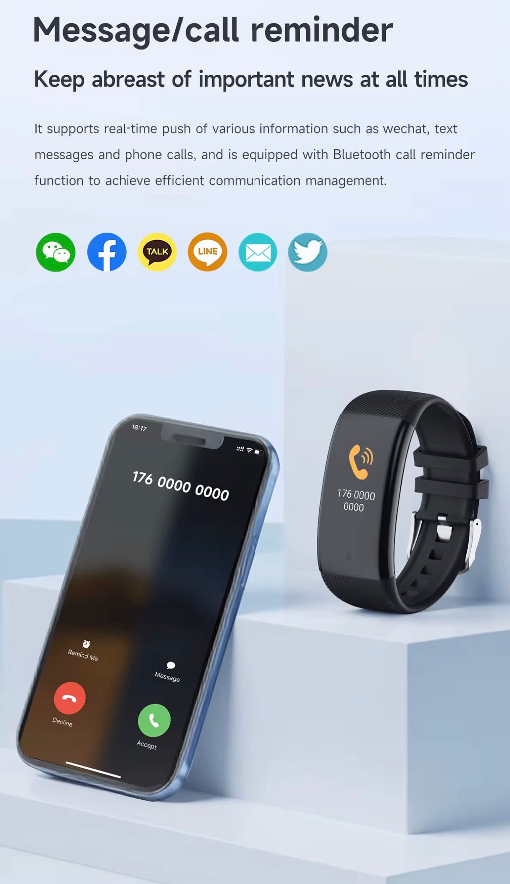 Smart Connected Watch – Elegance, Health, and Performance on Your Wrist