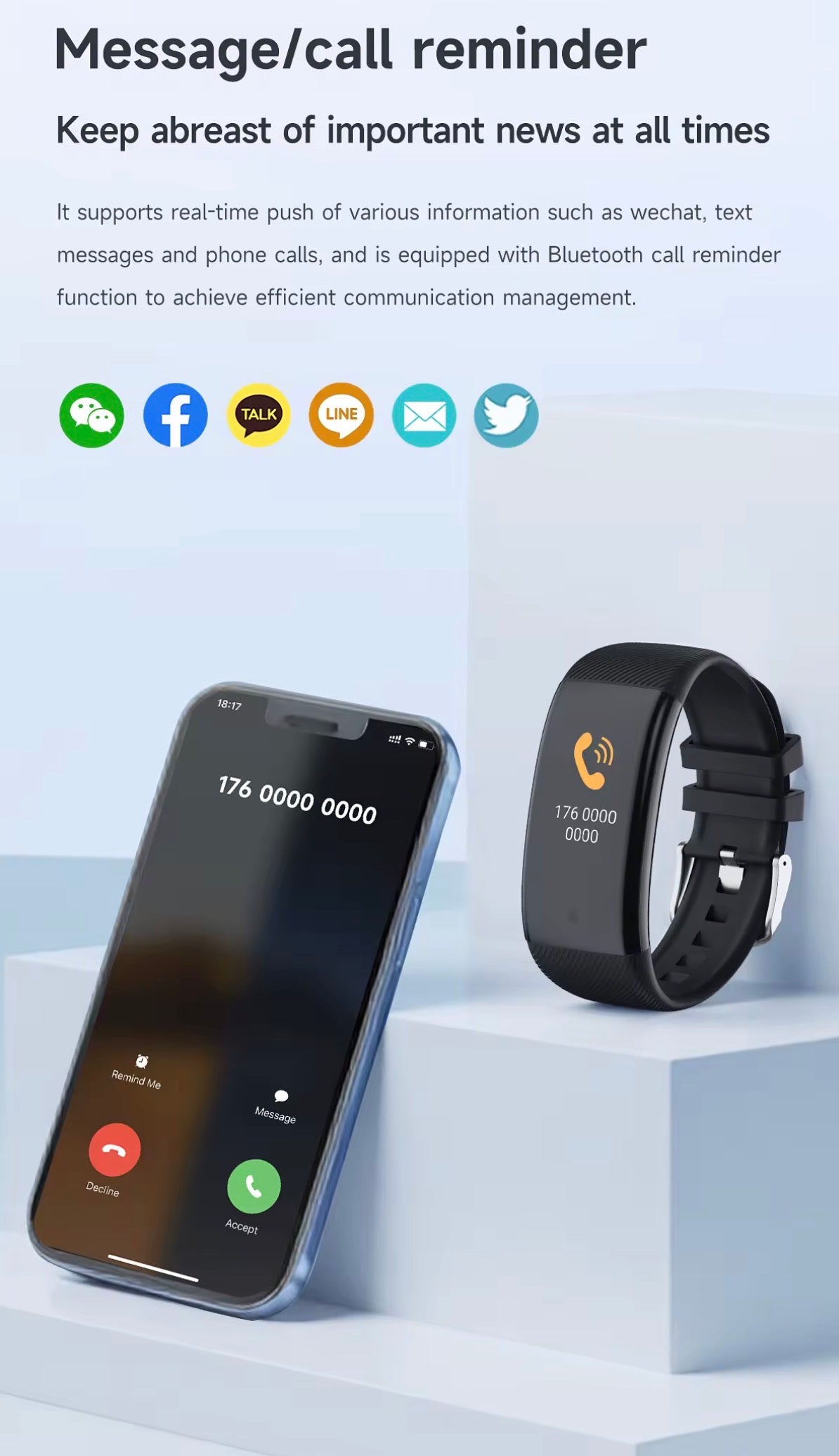 Smart Connected Watch – Elegance, Health, and Performance on Your Wrist