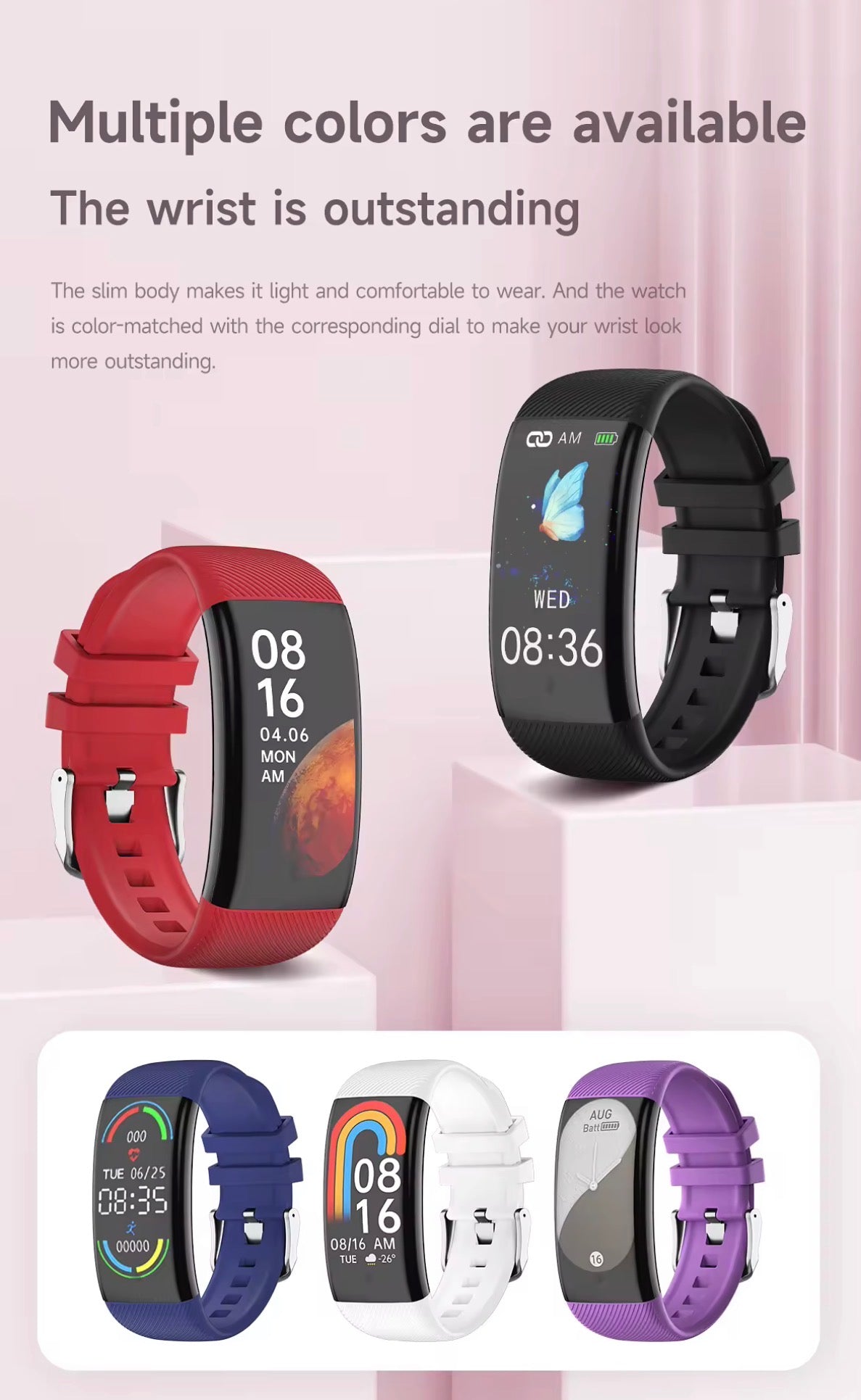 Smart Connected Watch – Elegance, Health, and Performance on Your Wrist