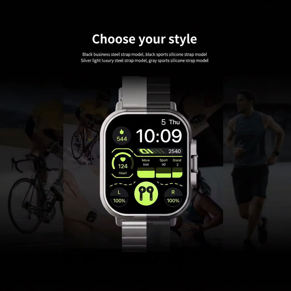 Smartwatch con auriculares Bluetooth integrados: la tecnología 2 en 1 reinventada