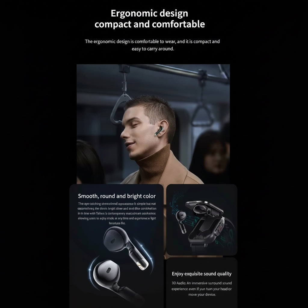 Smartwatch con auriculares Bluetooth integrados: la tecnología 2 en 1 reinventada