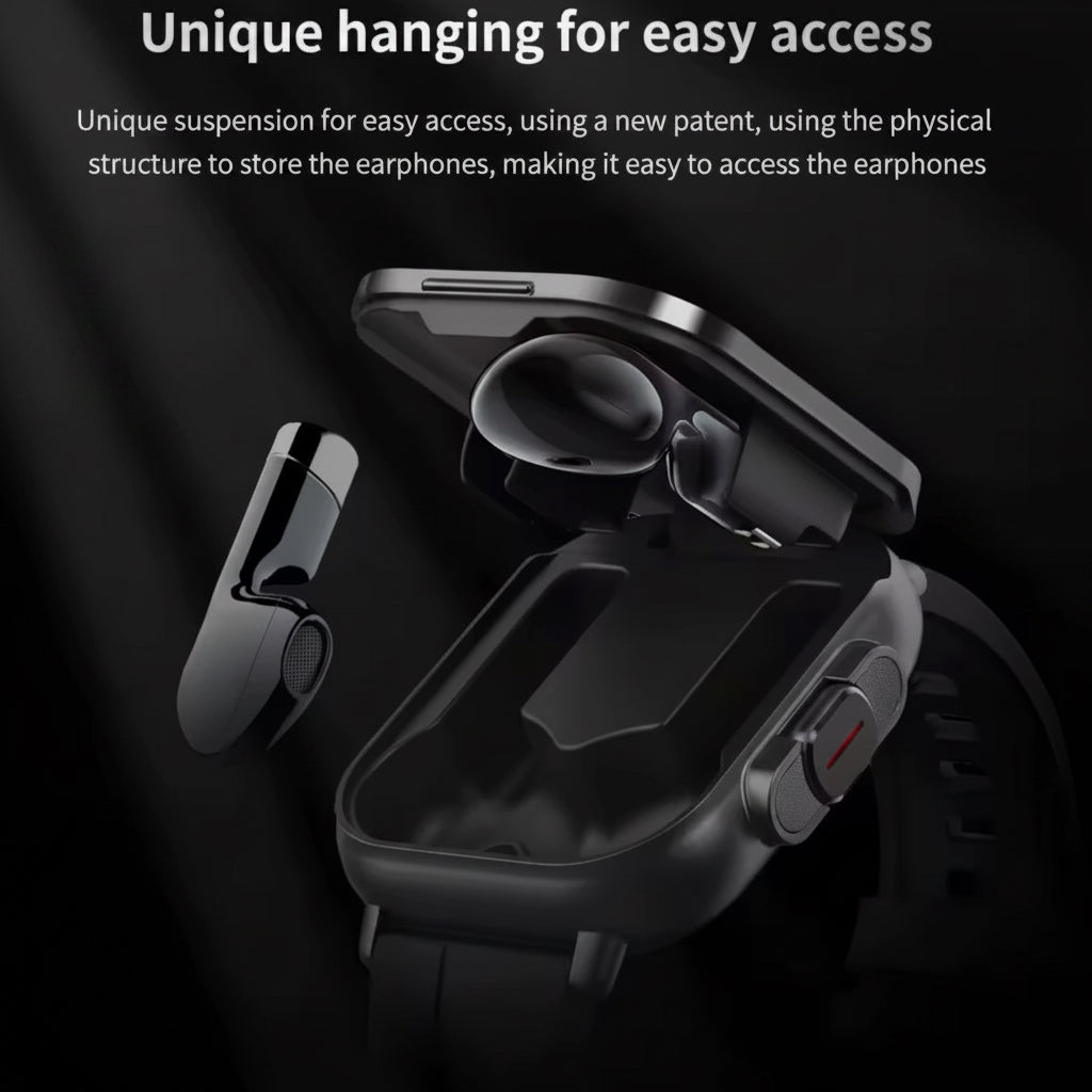 Smartwatch con auriculares Bluetooth integrados: la tecnología 2 en 1 reinventada