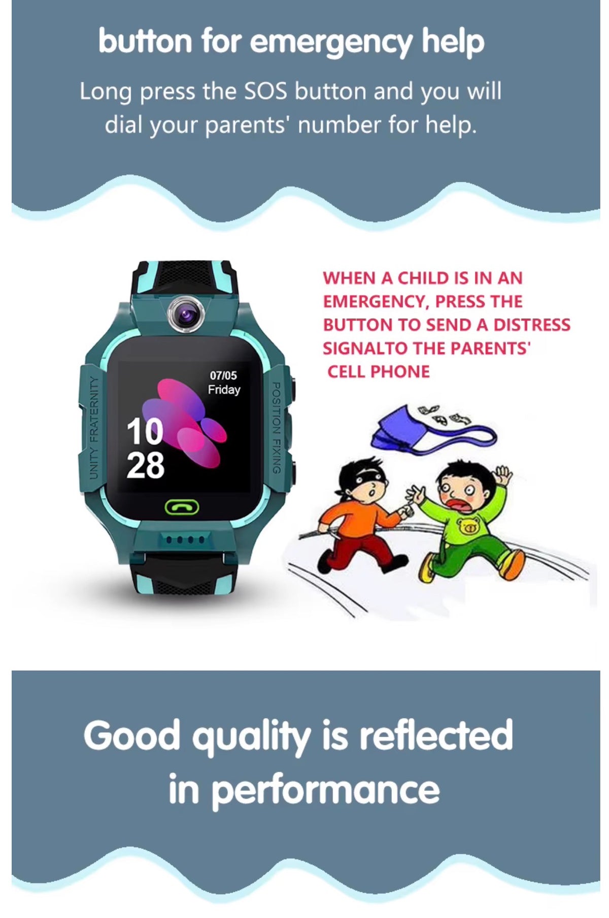 Montre Connectée Q19 Gardienne pour Enfants : Sécurité et Plaisir en un Seul Appareil