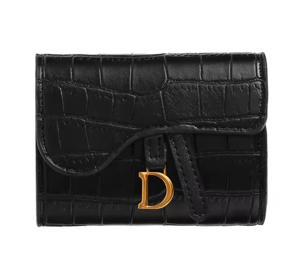 Billetera Compacta Cocodrilo Chic – El Accesorio de Moda Indispensable y Duradero