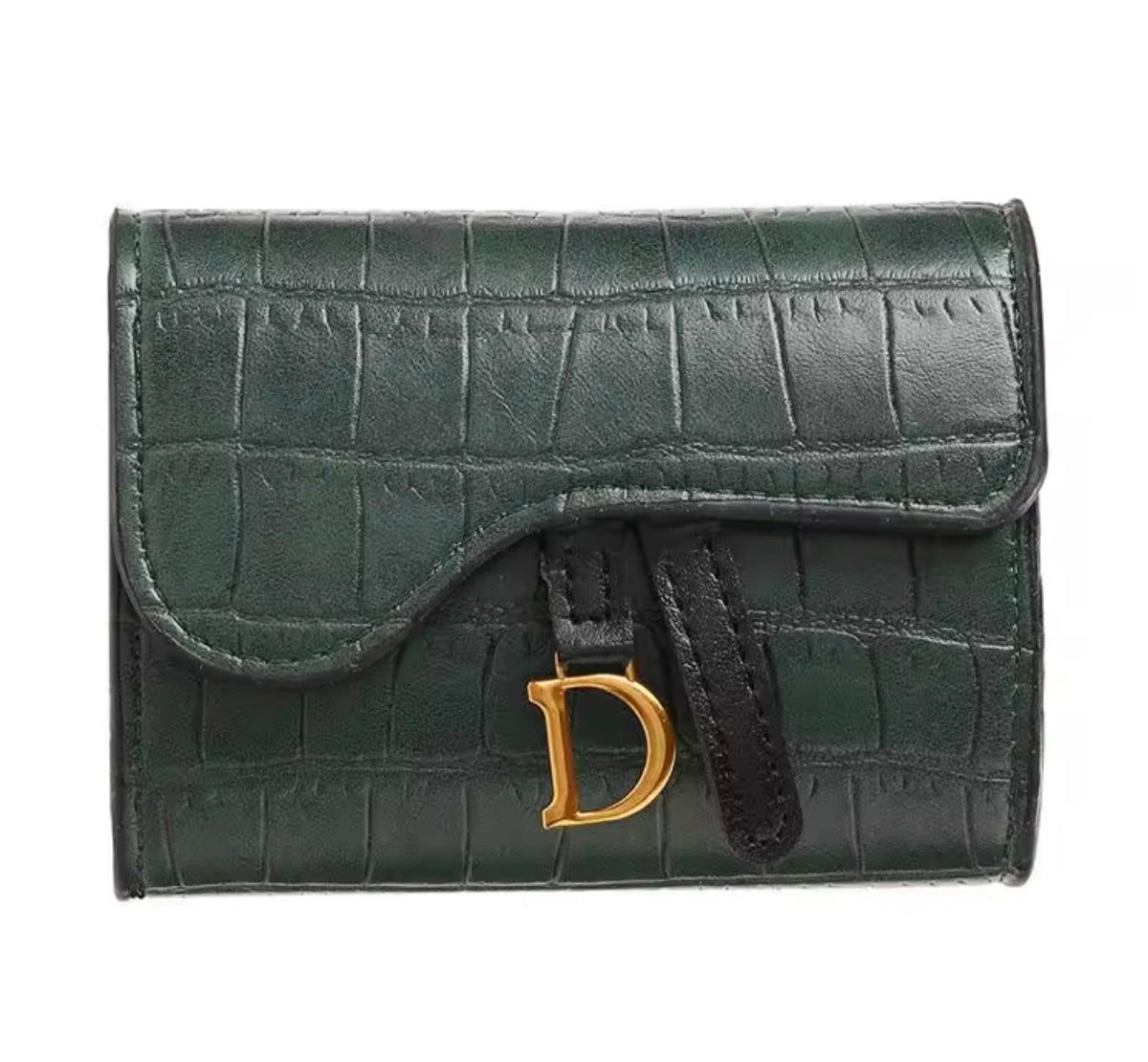 Portefeuille Compact Croco Chic – L’Accessoire Mode Indispensable et Durable