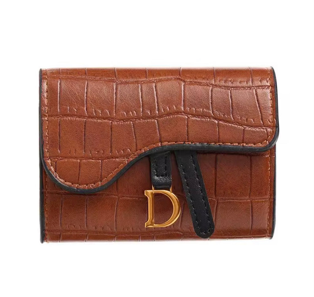 Billetera Compacta Cocodrilo Chic – El Accesorio de Moda Indispensable y Duradero