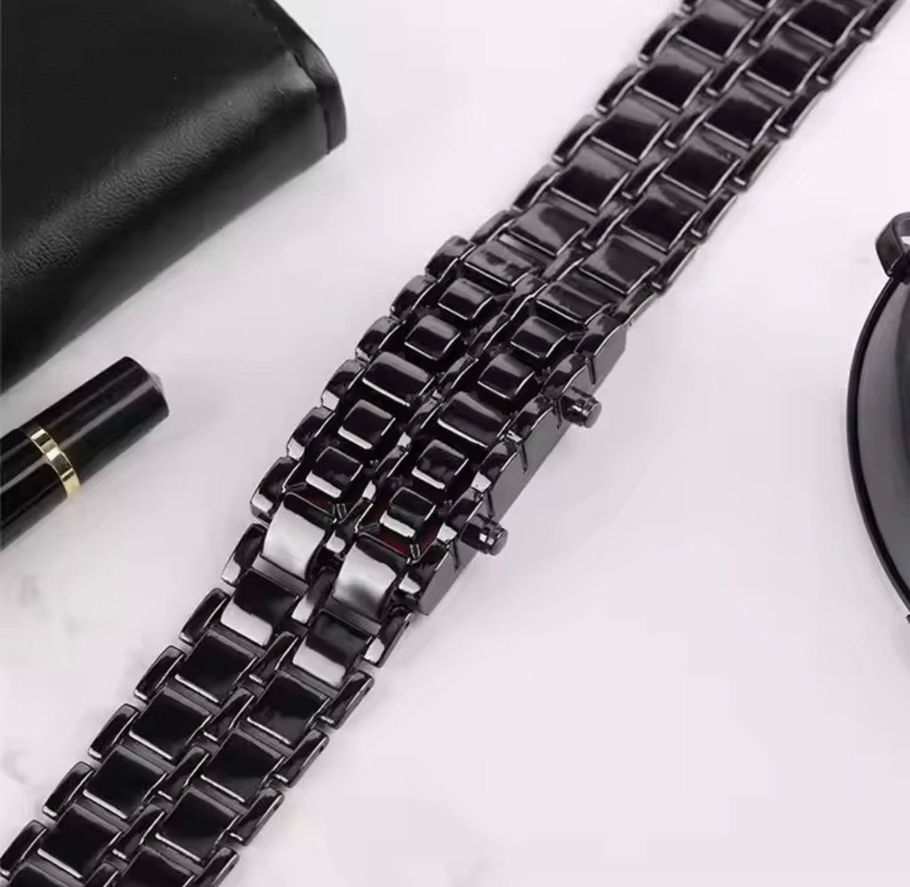 Montres de Couple Numériques 2025 en Acier Inoxydable
