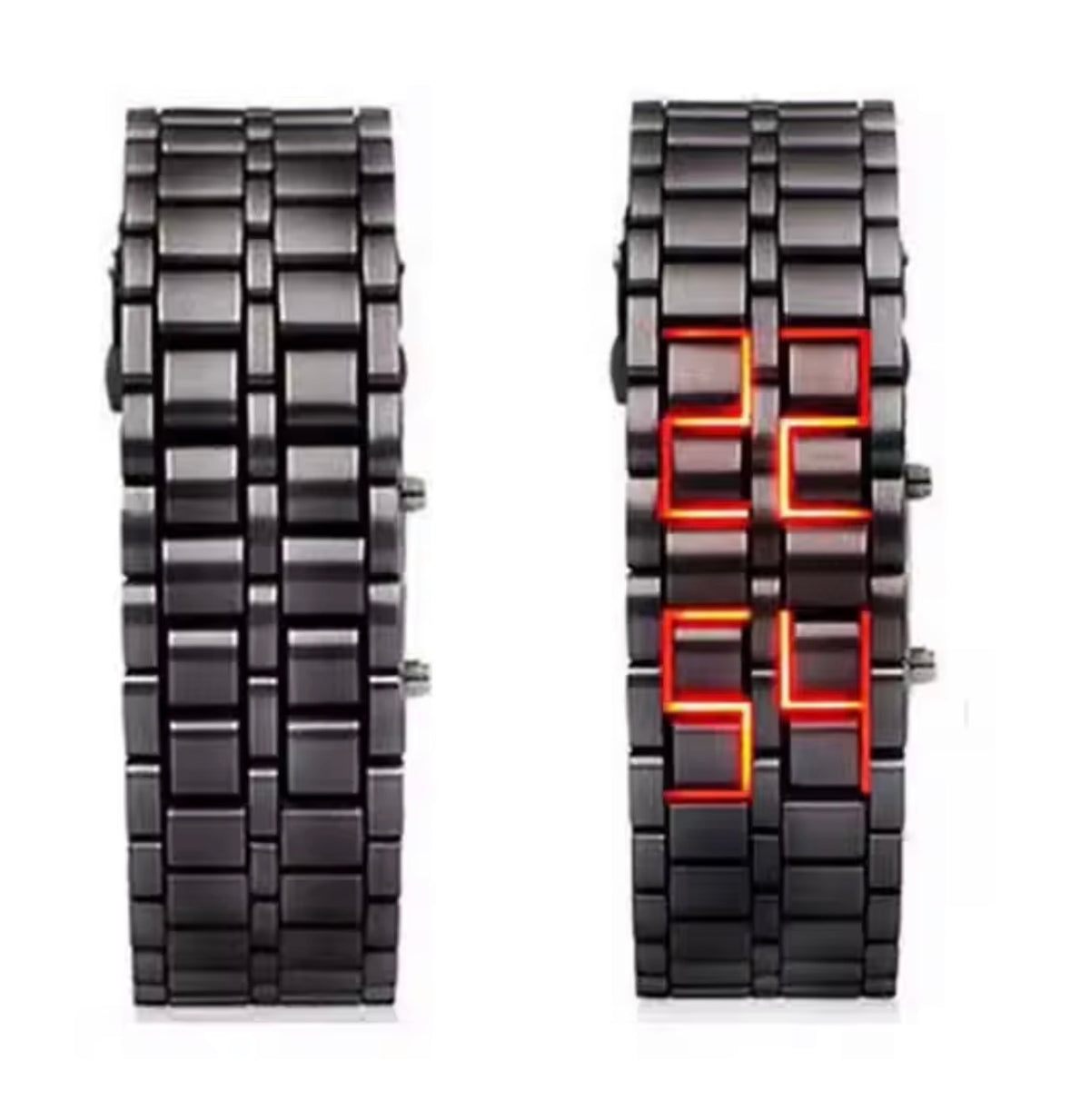 Montres de Couple Numériques 2025 en Acier Inoxydable