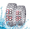 Montres de Couple Numériques 2025 en Acier Inoxydable
