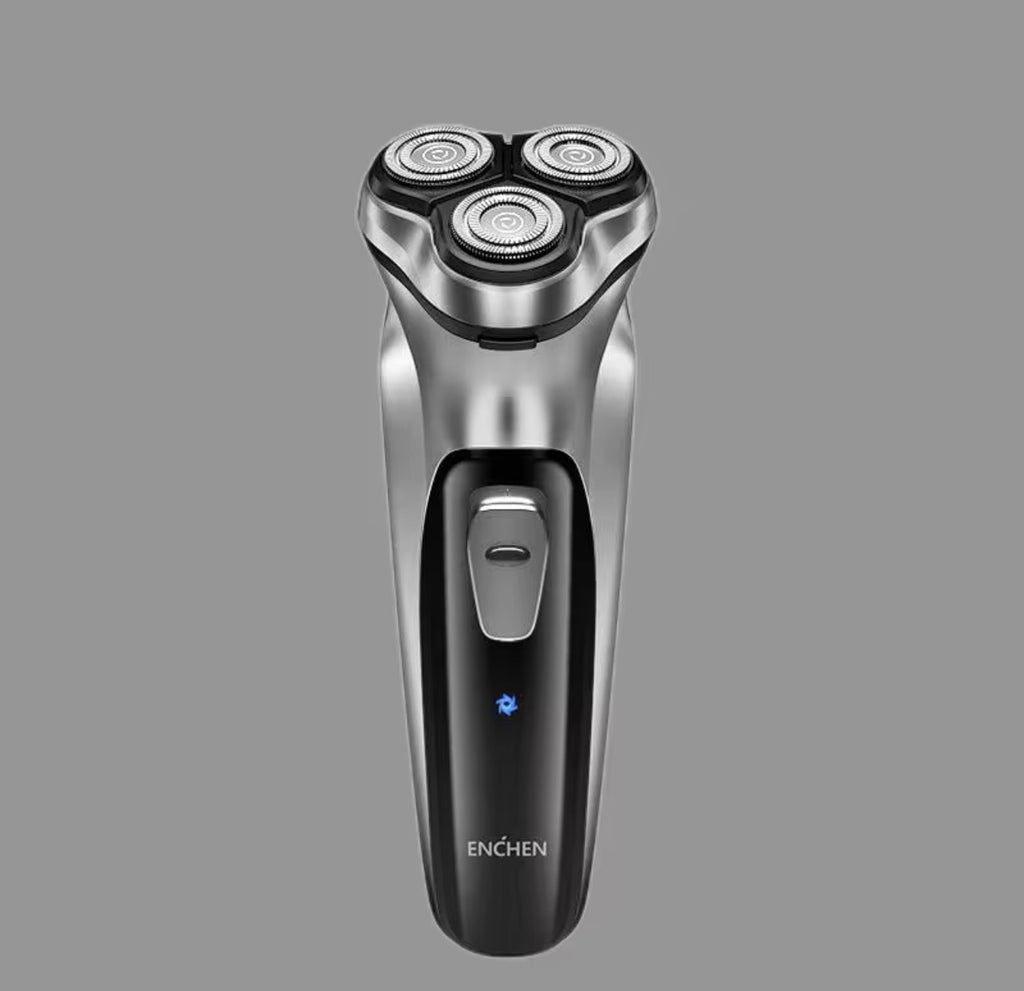Afeitadora Eléctrica Hombre Alta Precisión – 3 Cabezales Flotantes 3D, Recortadora Retráctil Integrada y Carga Rápida USB Tipo-C