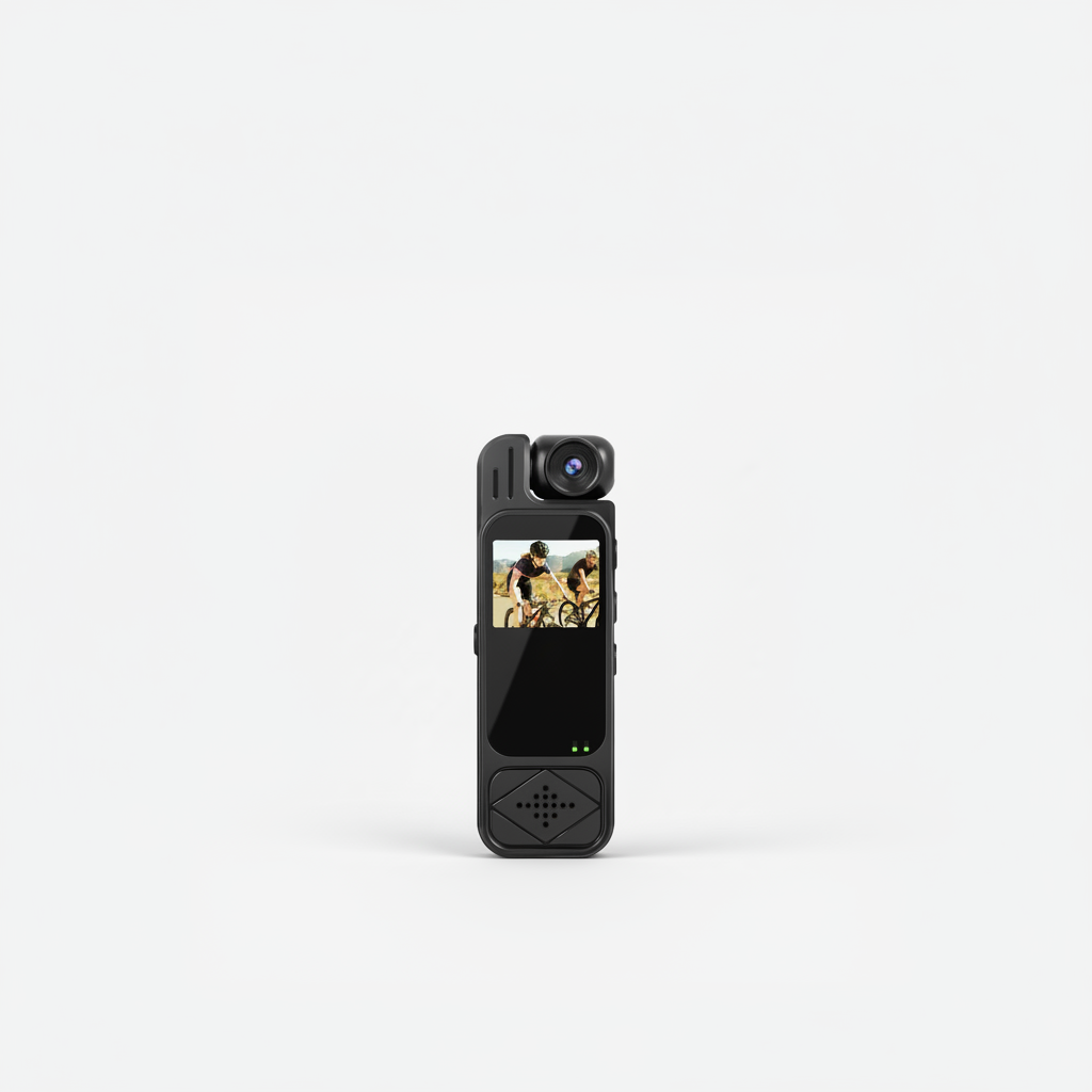 2K Ultra-Sharp Action Sport Mini Camera – 180° Rotating Lens, Infrared Night Vision, Wi-Fi Connection & Integrated Fixing Clip