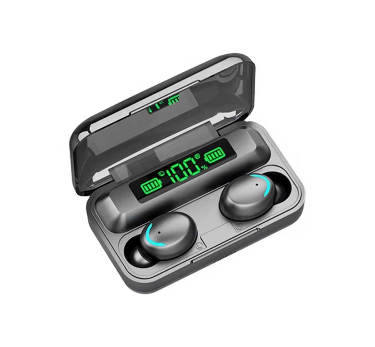Auriculares Inalámbricos F9-5C TWS – Bluetooth 5.0, Reducción de Ruido 9D, Estuche de Carga de 1200 mAh y Resistencia al Agua IPX7