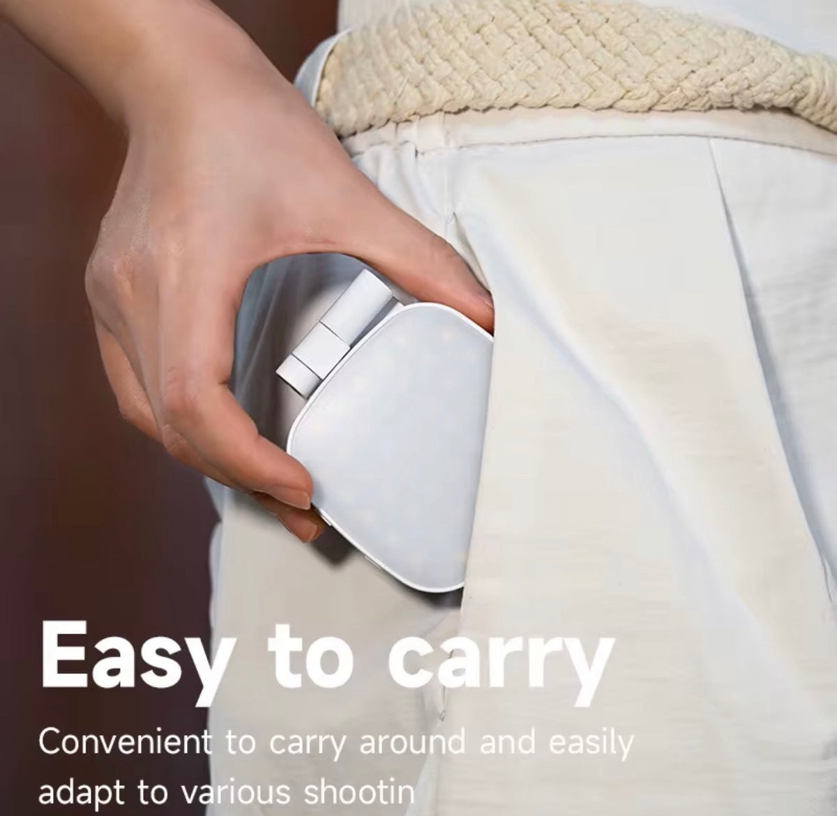 Luz LED Recargable Magnética para Selfies – Iluminación Profesional para Smartphone