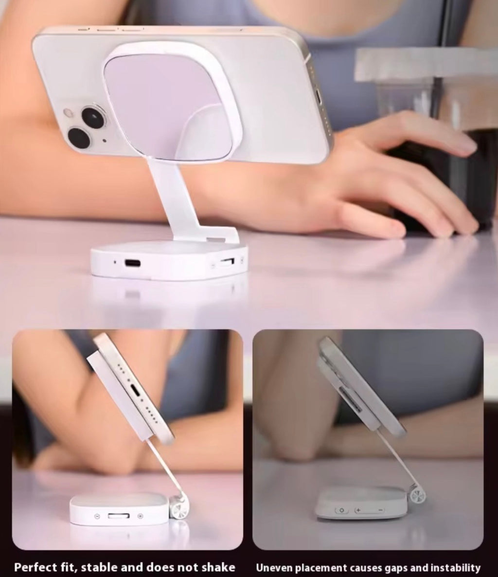 Luz LED Recargable Magnética para Selfies – Iluminación Profesional para Smartphone