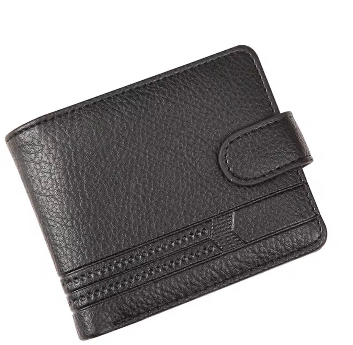 Portefeuille Homme en Cuir PU – Élégance Compacte & Organisation Fonctionnelle