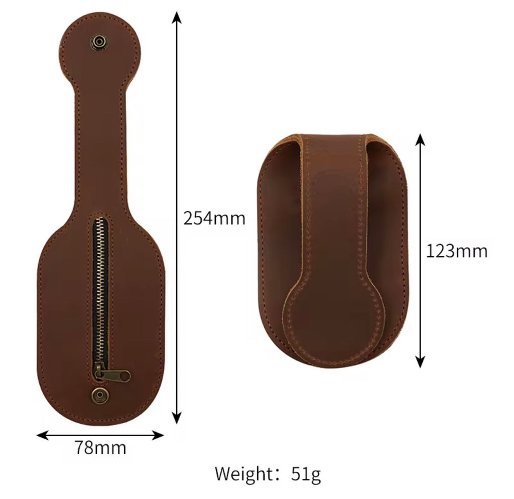 Multifunctional PU Leather Belt Pouch – Compact & Secure Organizer