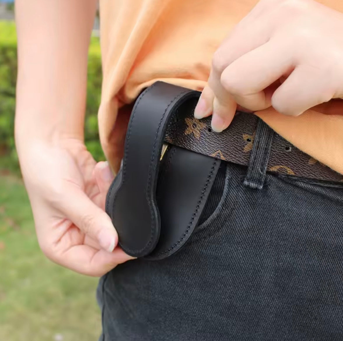 Étui de Ceinture Multifonction en Cuir PU – Organiseur Compact & Sécurisé