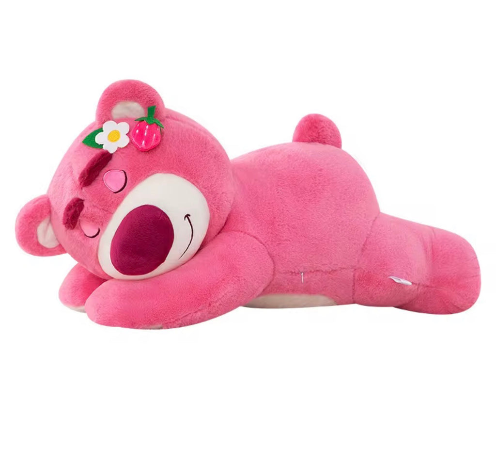 Peluche Lotso Oso Rosa "Dulce Fresa" – Compañero de Peluche Ultra Suave