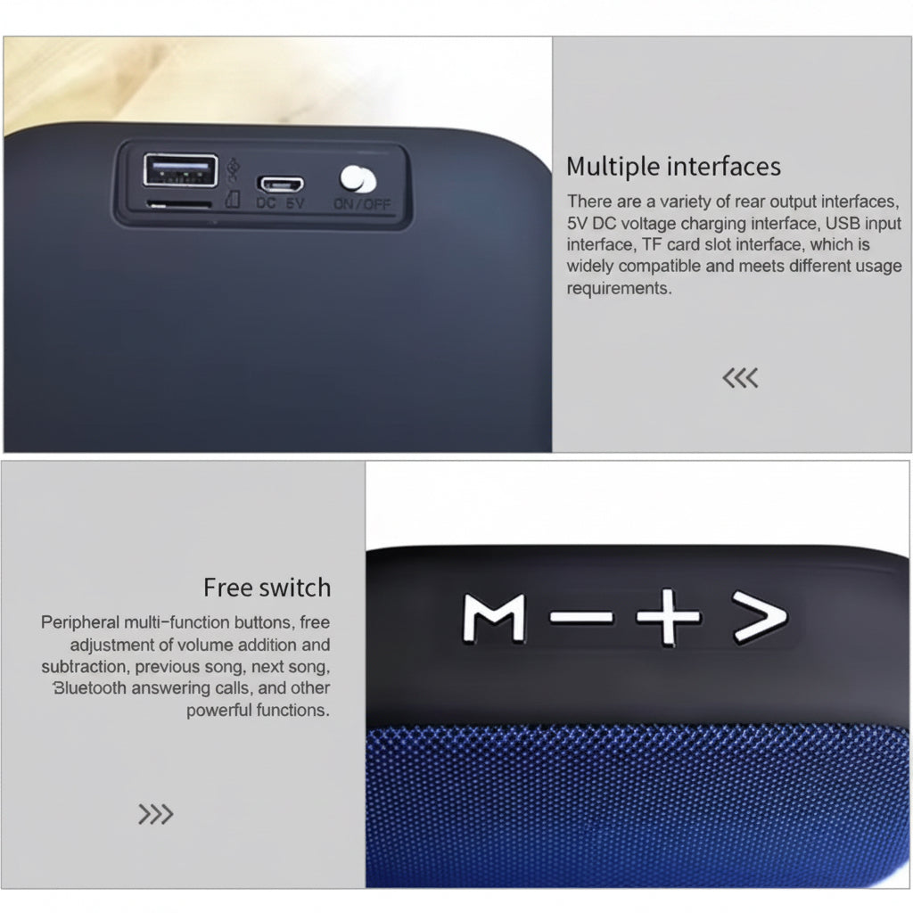 Mini Enceinte Portable sans Fil : Le Son Grand Format en Format de Poche