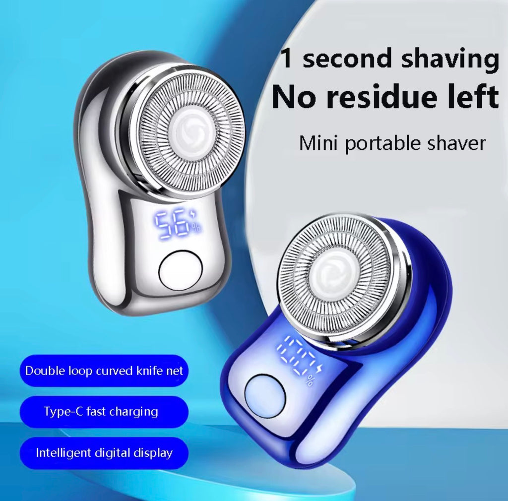 Mini Afeitadora Eléctrica Rotatoria: Potencia y Precisión de Bolsillo para el Hombre Moderno