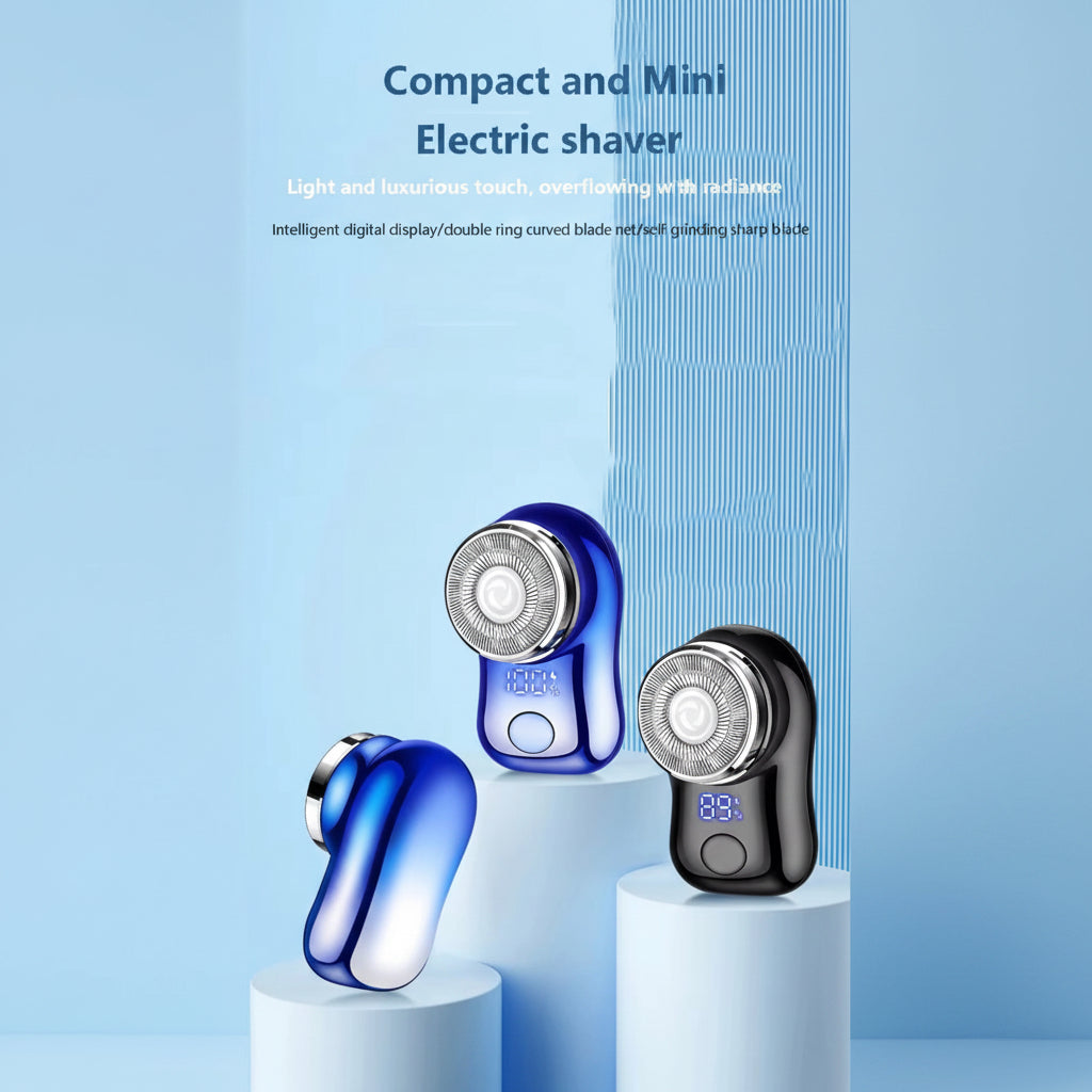 Mini Afeitadora Eléctrica Rotatoria: Potencia y Precisión de Bolsillo para el Hombre Moderno