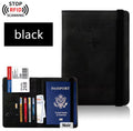 Premium Travel Passport Holder – PU Leather, RFID Protection and Smart Storage Integrated RFID Security