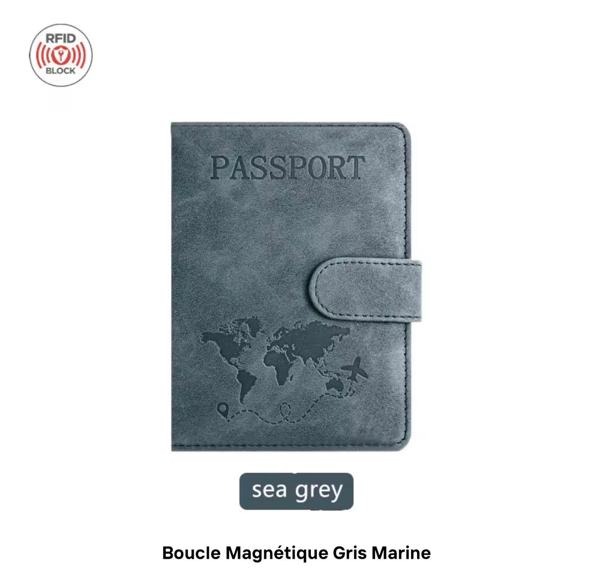 Premium Travel Passport Holder – PU Leather, RFID Protection and Smart Storage Integrated RFID Security