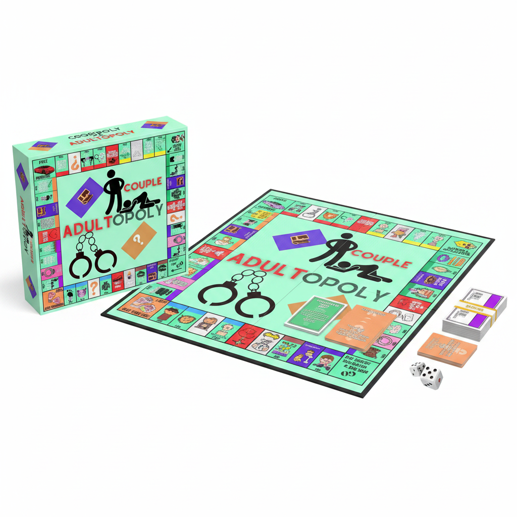 Adult-Opoly for Couples: Dare to Play the Forbidden Love Monopoly!