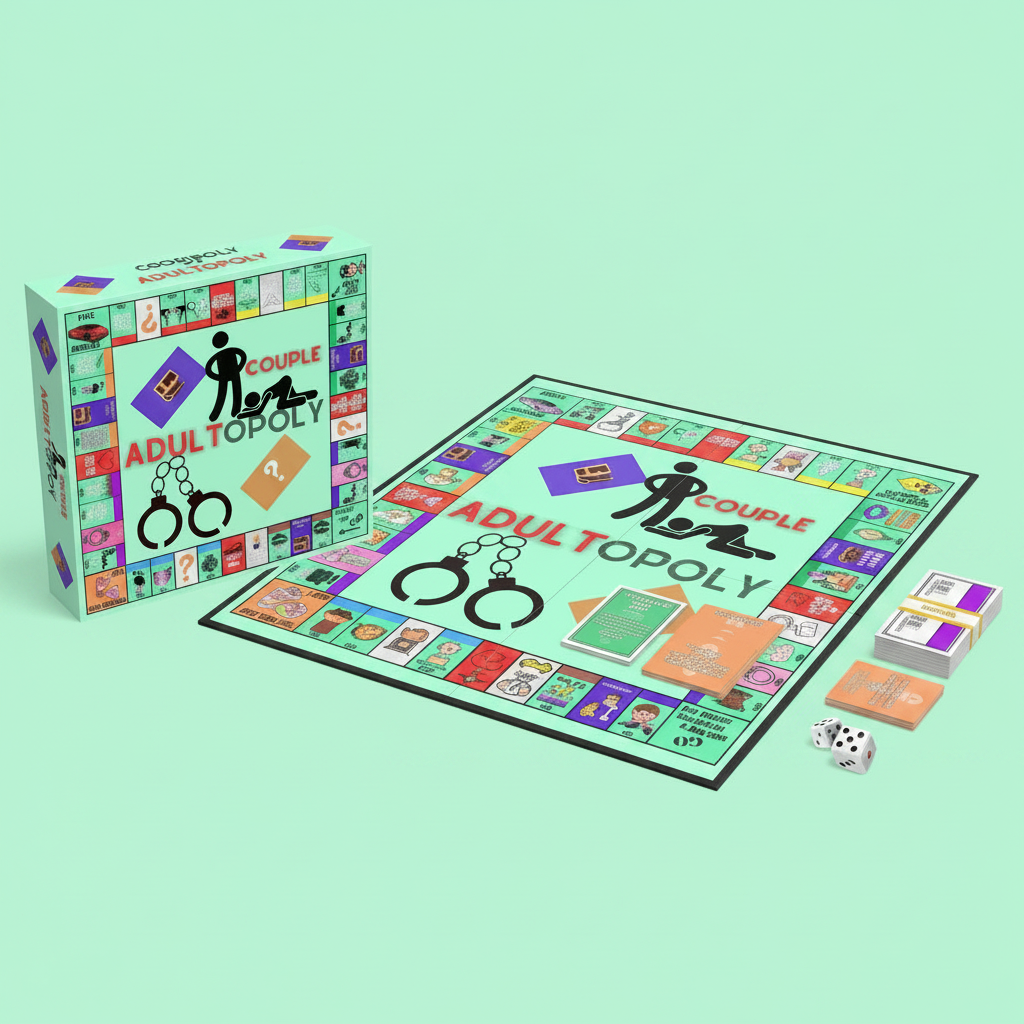 Pareja Adult-Opoly: ¡Atrévete con el Monopolio del Amor Prohibido!