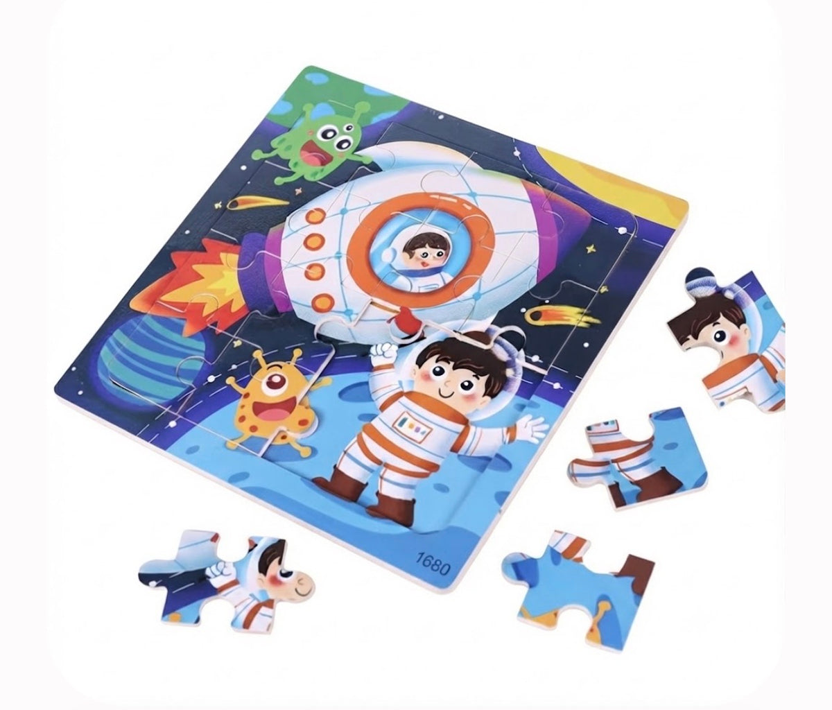 Puzle Educativo Infantil - Escena de Vida Urbana - Desarrollo Cognitivo y Motor