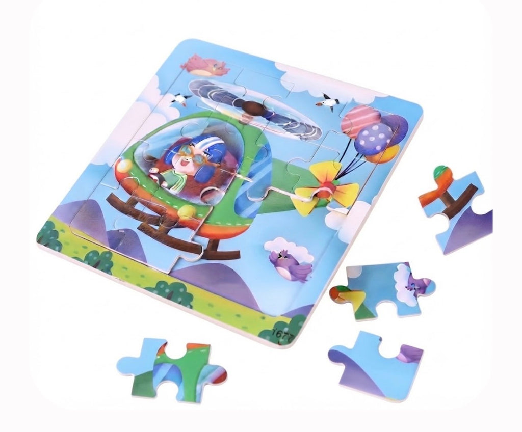 Puzzle Éducatif Enfant - Scène de Vie Urbaine - Développement Cognitif & Motricité