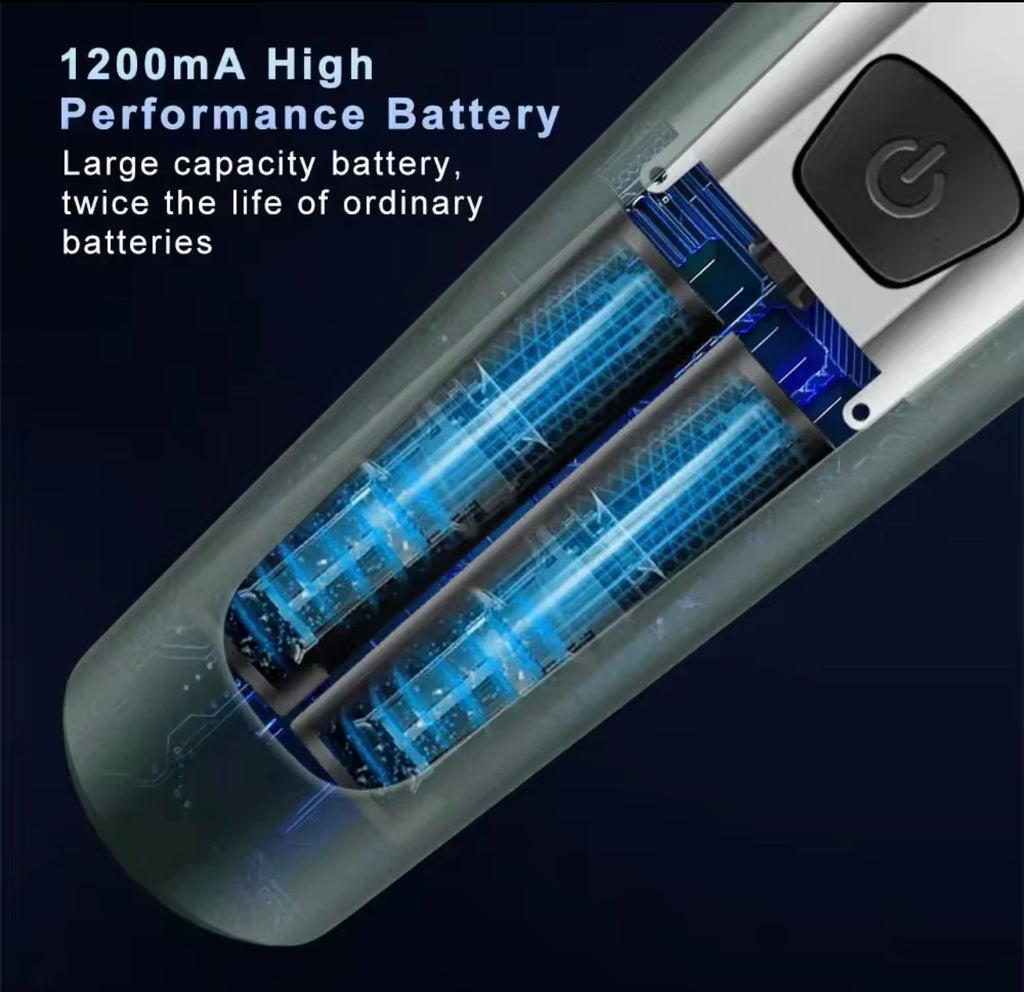 Afeitadora Eléctrica Profesional 9D - Alta Precisión, Impermeable y Recargable por USB
