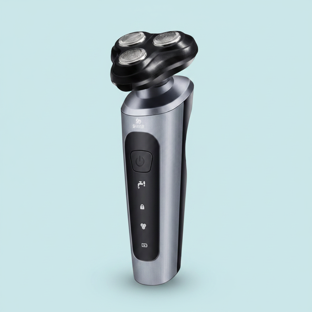 Afeitadora Eléctrica Profesional 9D - Alta Precisión, Impermeable y Recargable por USB