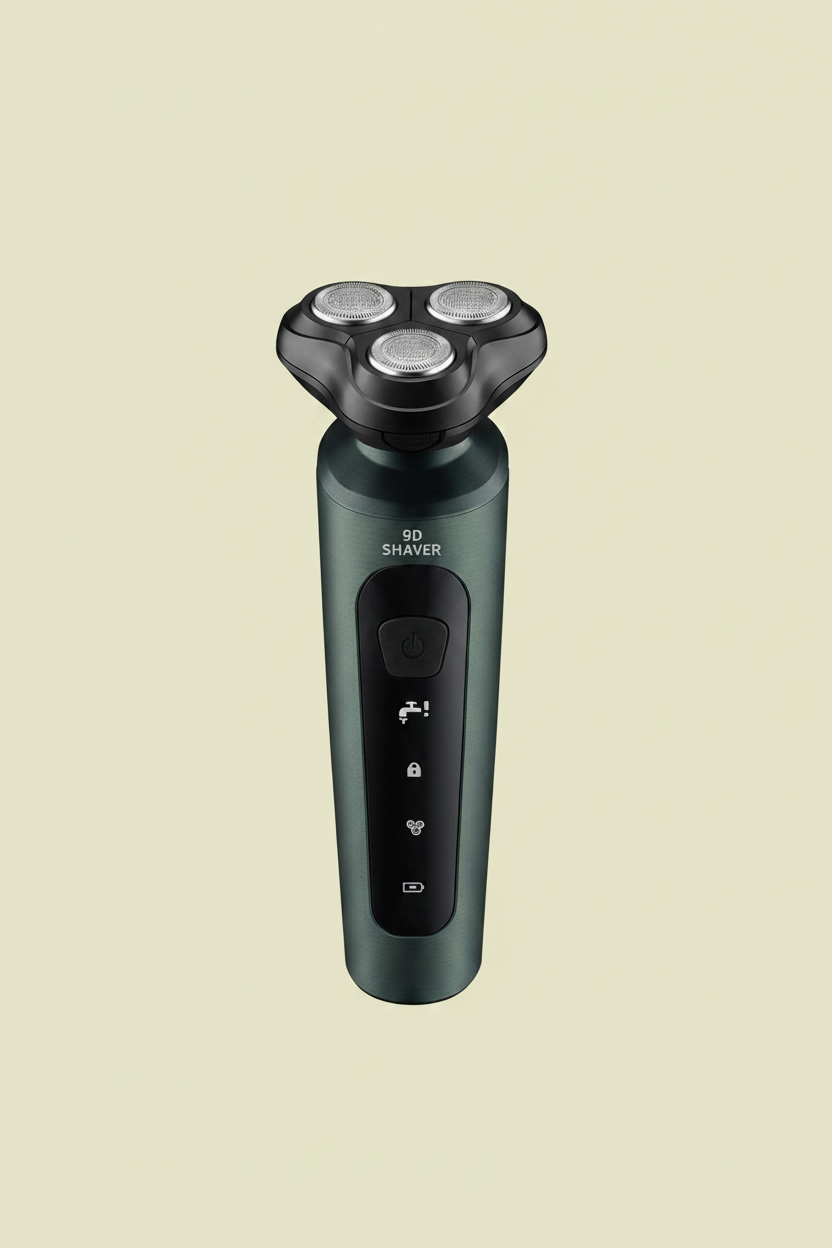 Afeitadora Eléctrica Profesional 9D - Alta Precisión, Impermeable y Recargable por USB