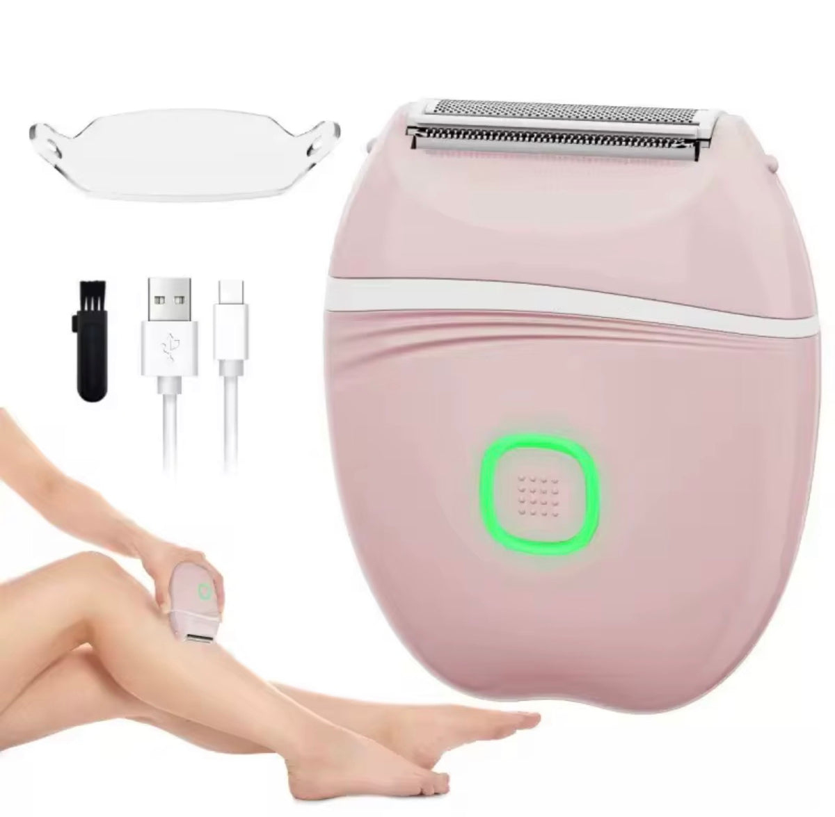 Depiladora Eléctrica 3 en 1 Sin Dolor y Recargable – Cabezal Flotante y Resistencia al Agua IPX5 para un Afeitado Suave del Cuerpo y la Cara